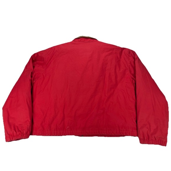 Vintage Polo Ralph Lauren Sportsman Puffer Down Jacket Size XL Leather Trim - Picture 2 of 16